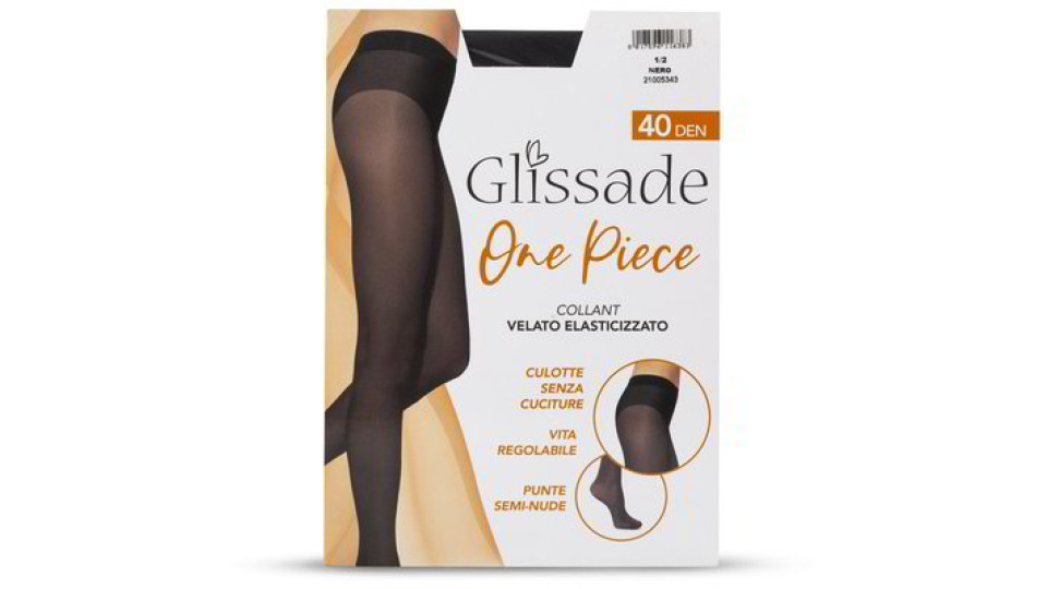 Collant relax 40 den nero taglia 4