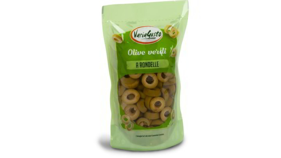 Olive verdi a rondelle