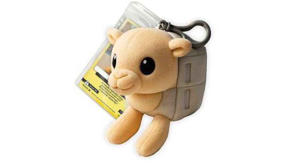 Brainrot Peluche portachiavi 12 cm - Frigo Carmelo