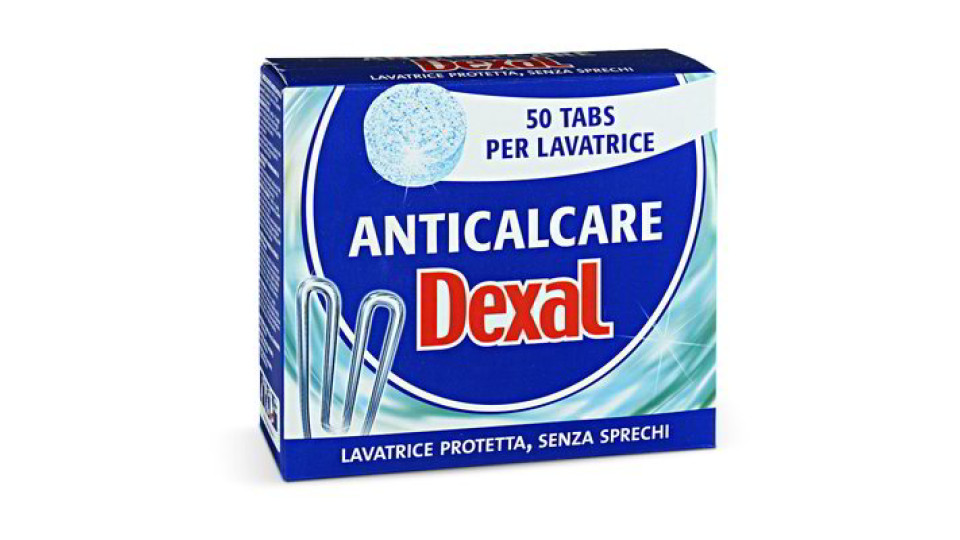 Tabs anticalcare per lavatrice 50 pezzi