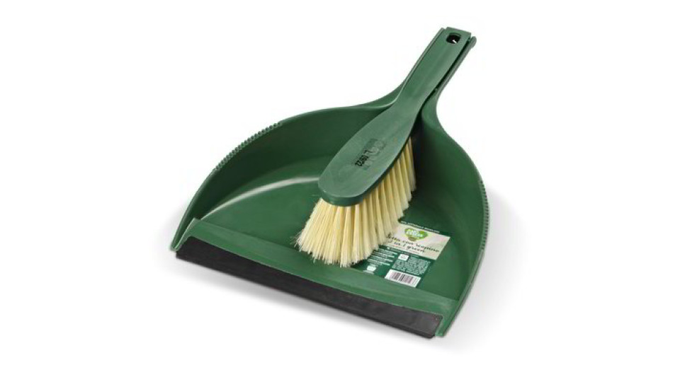 Paletta con scopino 2 in 1 green