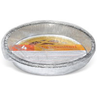 Contenitore in alluminio per pizze e torte 4 pezzi