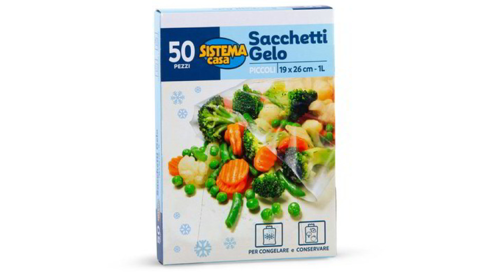 Sacchetti gelo piccoli 50 pezzi