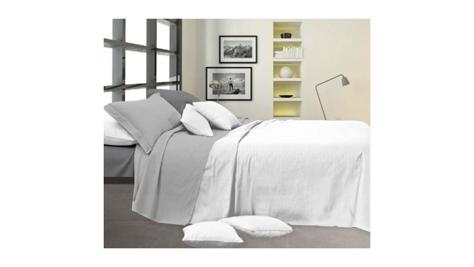 Completo letto matrimoniale in microfibra