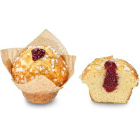 Muffin al lampone e limone