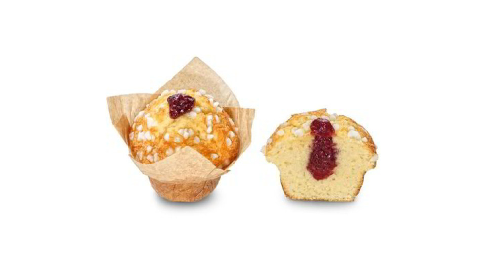 Muffin al lampone e limone