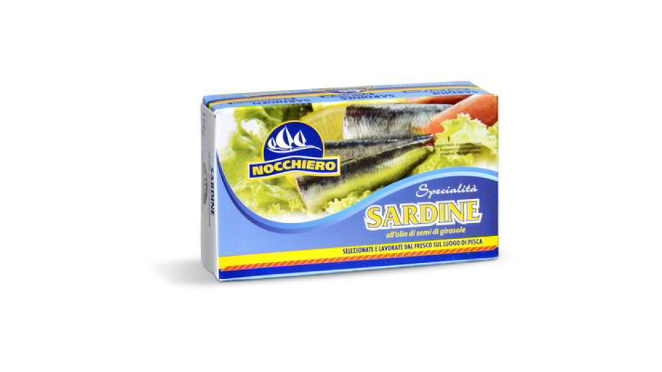 Sardine all'olio di semi di girasole