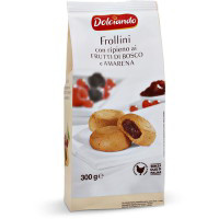 Frollini con ripieno ai frutti di bosco e amarena