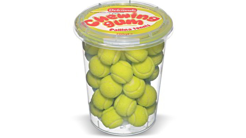 Chewing gum palline da tennis