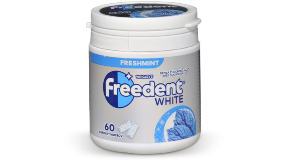Chewing gum white alla menta