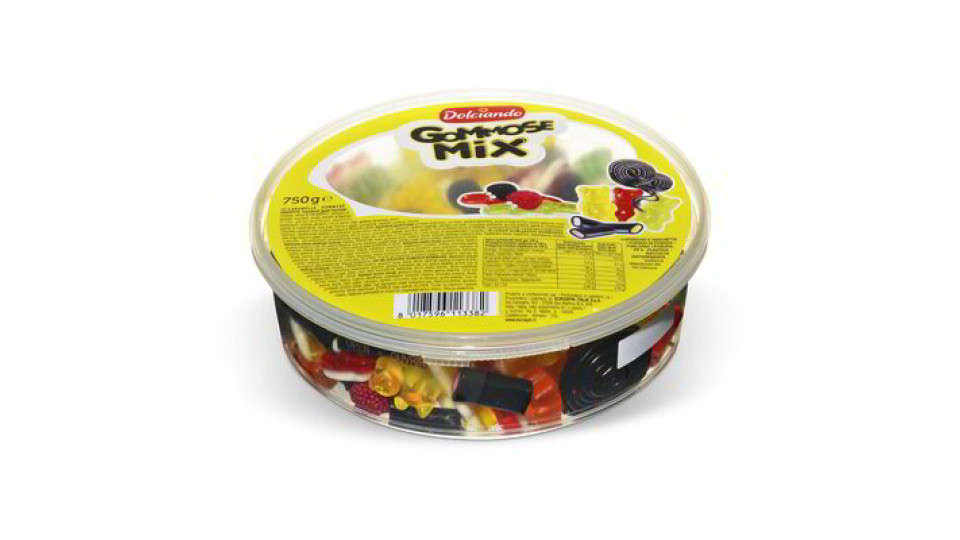 Vaschetta con mix di caramelle gommose