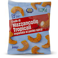 Mazzancolle tropicali impanate panko spicy surgelate