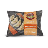 Gyoza con mazzancolle