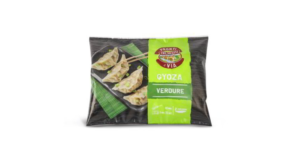 Gyoza con verdure