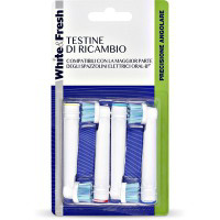Testine di ricambio per spazzolino elettrico 4 pezzi