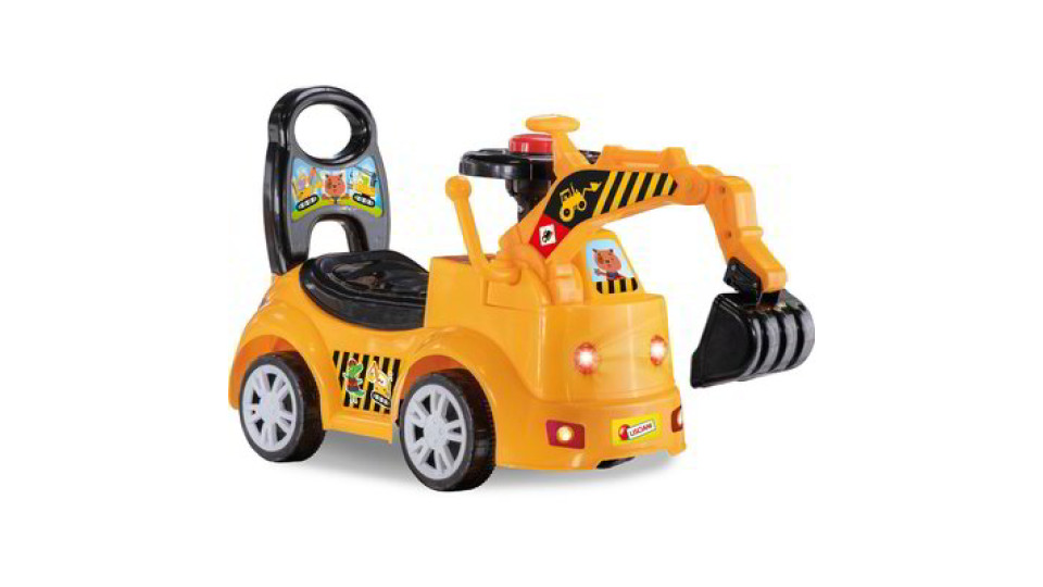 Baby Bulldozer cavalcabile "Carotina Baby"
