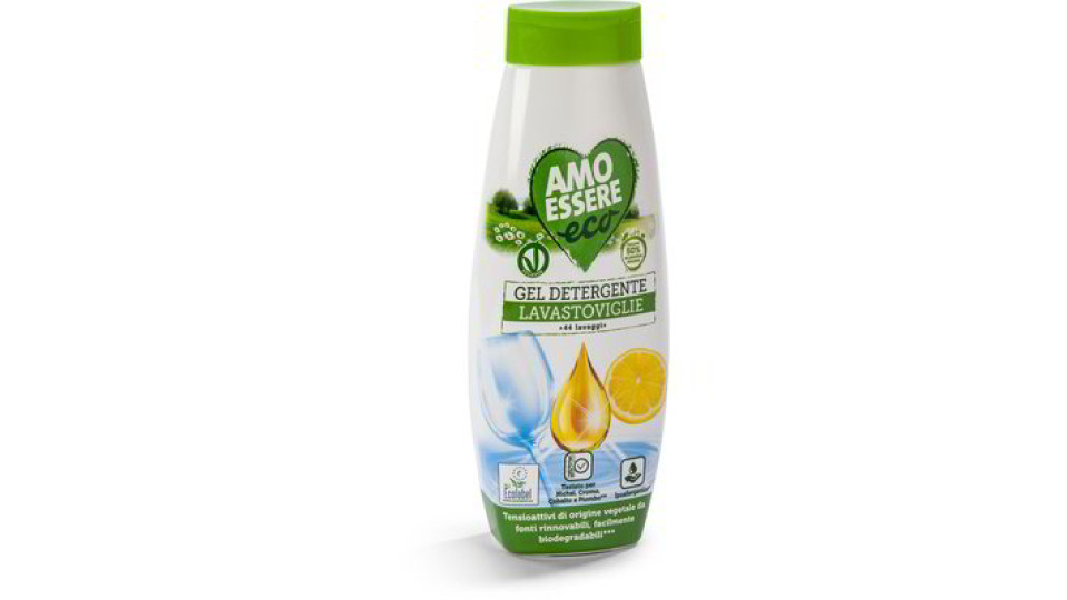 Gel detergente lavastoviglie ecologico