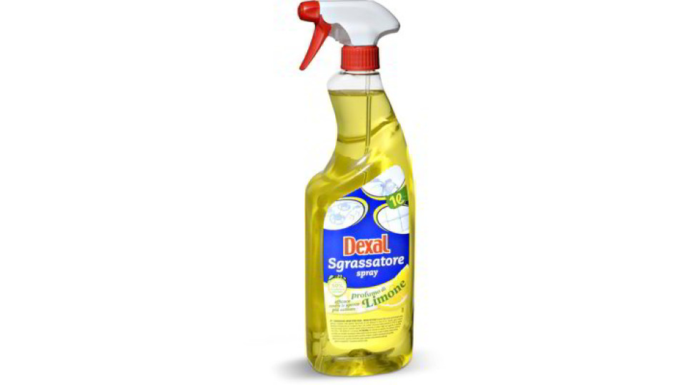 Sgrassatore spray profumo di limone