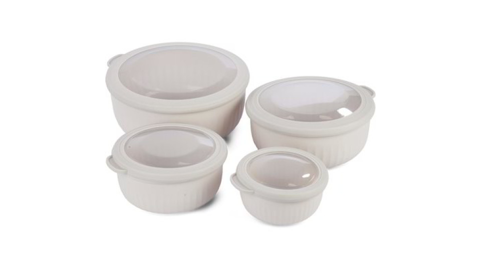 Set 4 insalatiere con coperchio