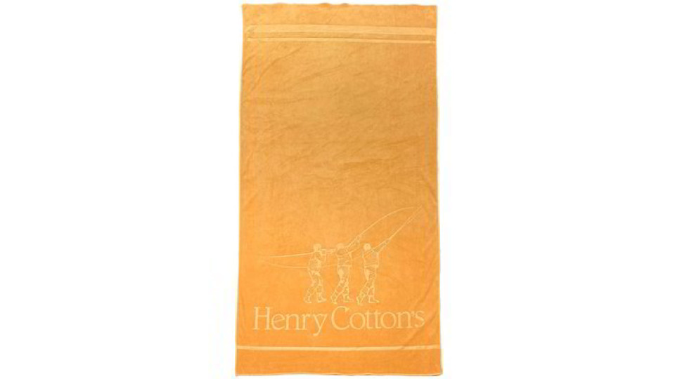 Telo in microfibra "Henry Cotton's" - Arancione