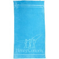 Telo in microfibra "Henry Cotton's" - Azzurro