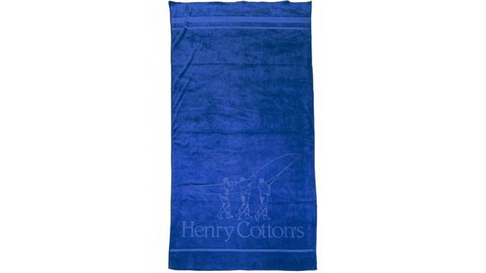 Telo in microfibra "Henry Cotton's" - Blu
