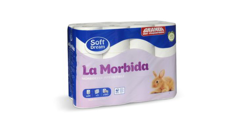 Carta igienica "La Morbida" 24 rotoli