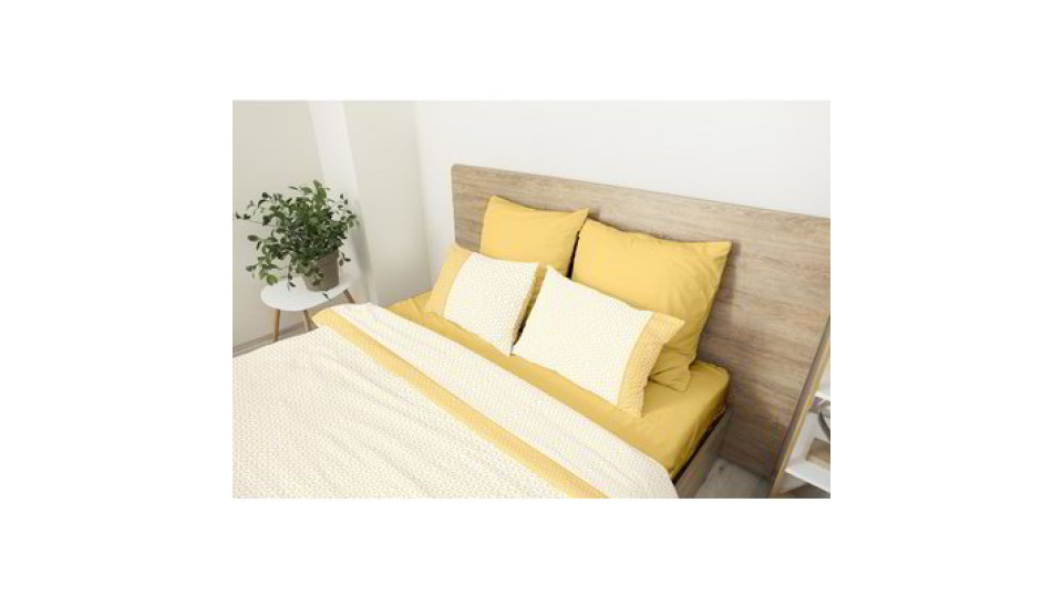 Completo letto matrimoniale - Ocra