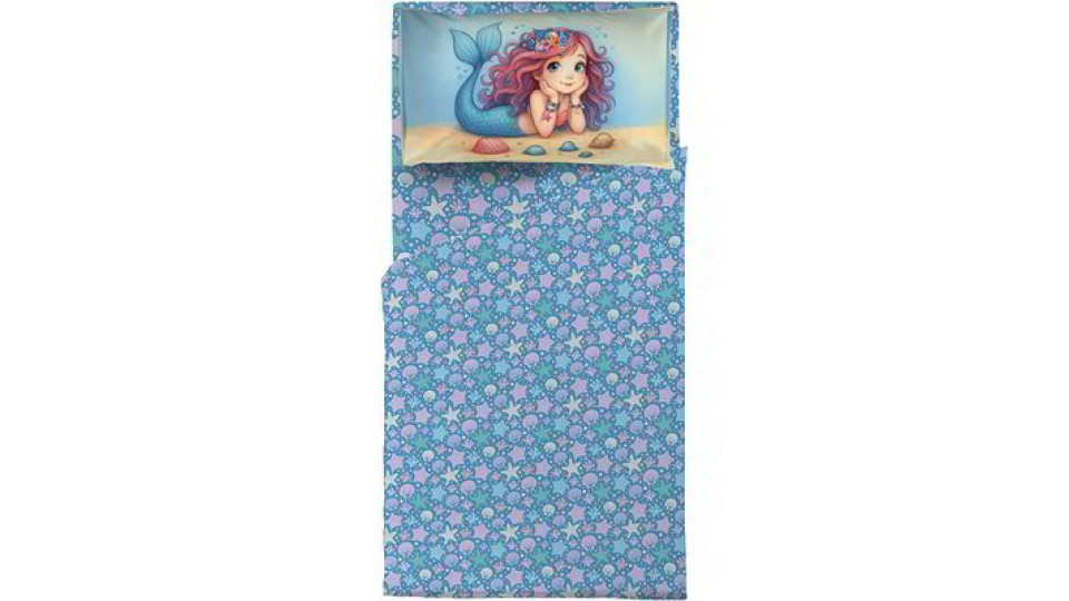 Completo letto singolo - Sirenetta
