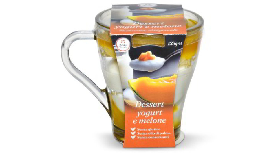 Dessert yogurt e melone