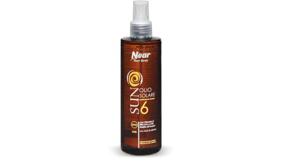 Olio solare abbronzante protezione 6