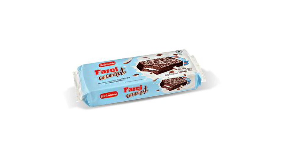 Merendine farci coconut