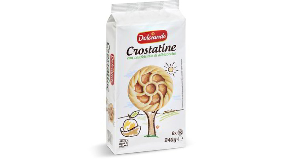 Crostatine con confettura di albicocche