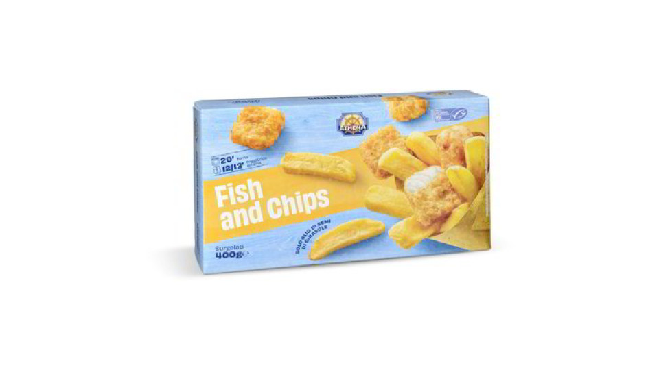 Fish and chips surgelato