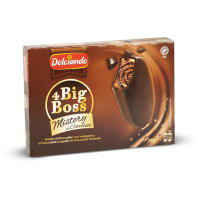Gelato Big Boss mistery al cioccolato 4 pezzi
