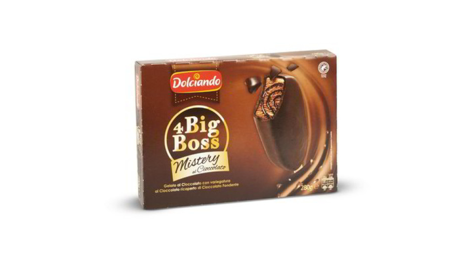 Gelato Big Boss mistery al cioccolato 4 pezzi