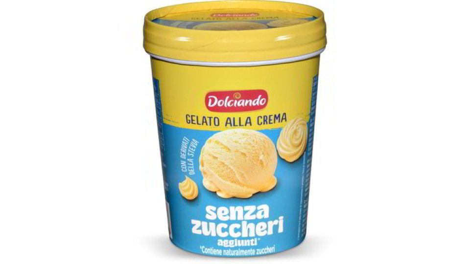 Gelato alla crema senza zuccheri aggiunti*
