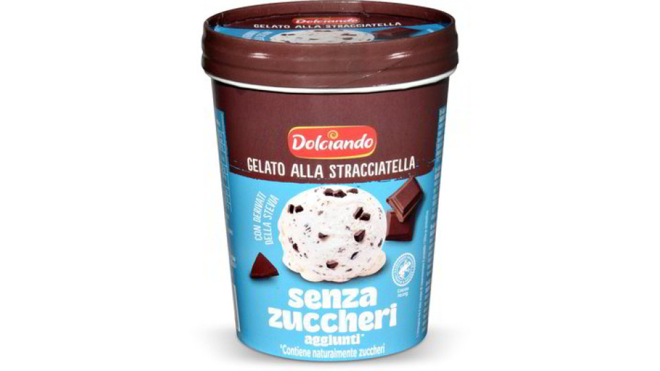 Gelato alla stracciatella senza zuccheri aggiunti*