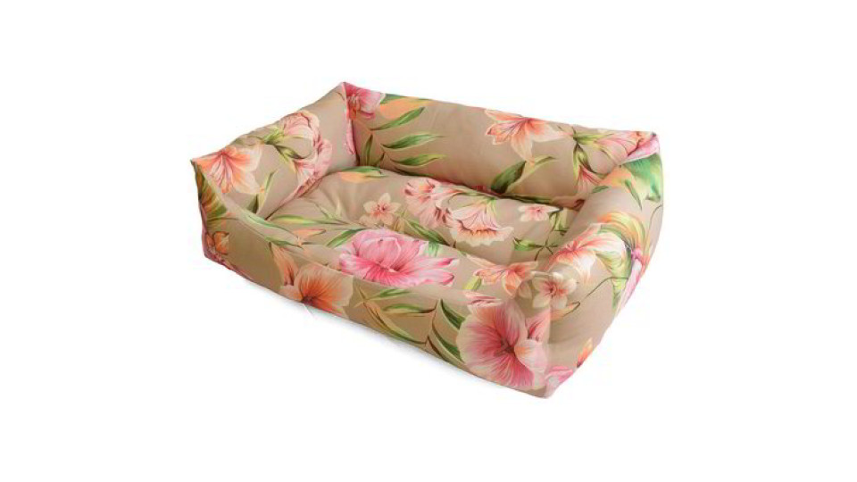 Cuccia rettangolare per animali domestici - Fiori
