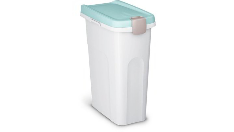 Contenitore per cibo per animali 25L - Azzurro