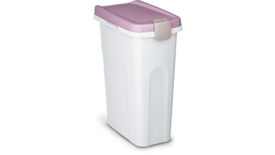 Contenitore per cibo per animali 25L - Rosa