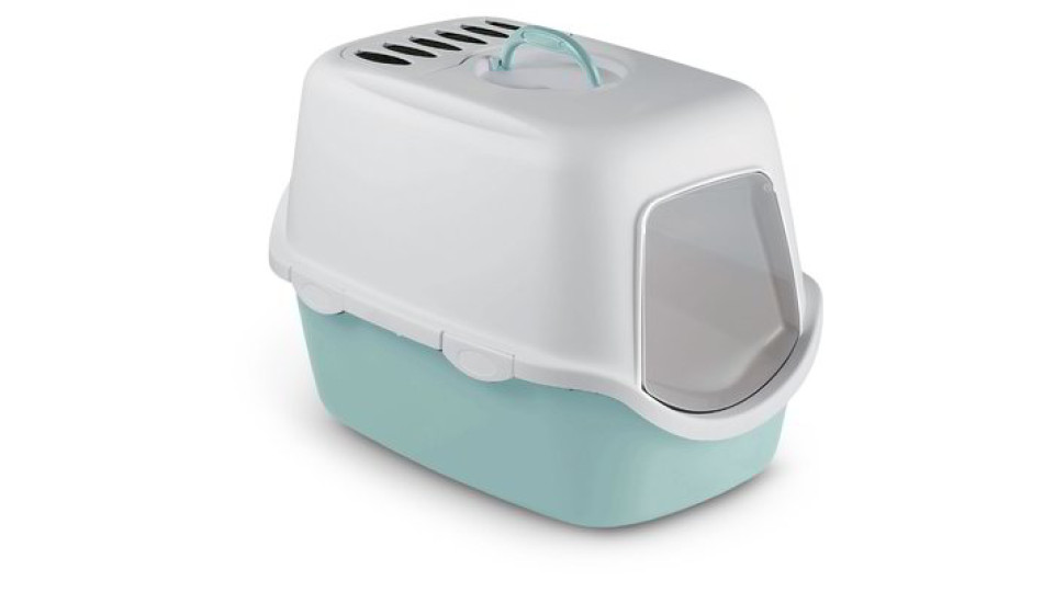 Toilette per gatti con filtro - Azzurro