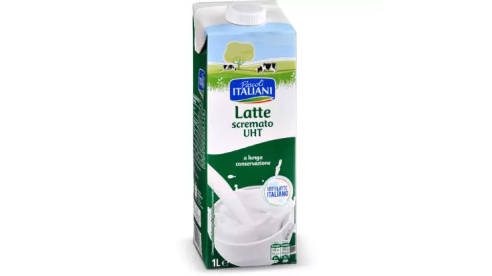 Latte scremato UHT a lunga conservazione
