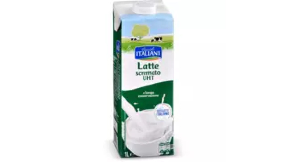 Latte scremato UHT a lunga conservazione