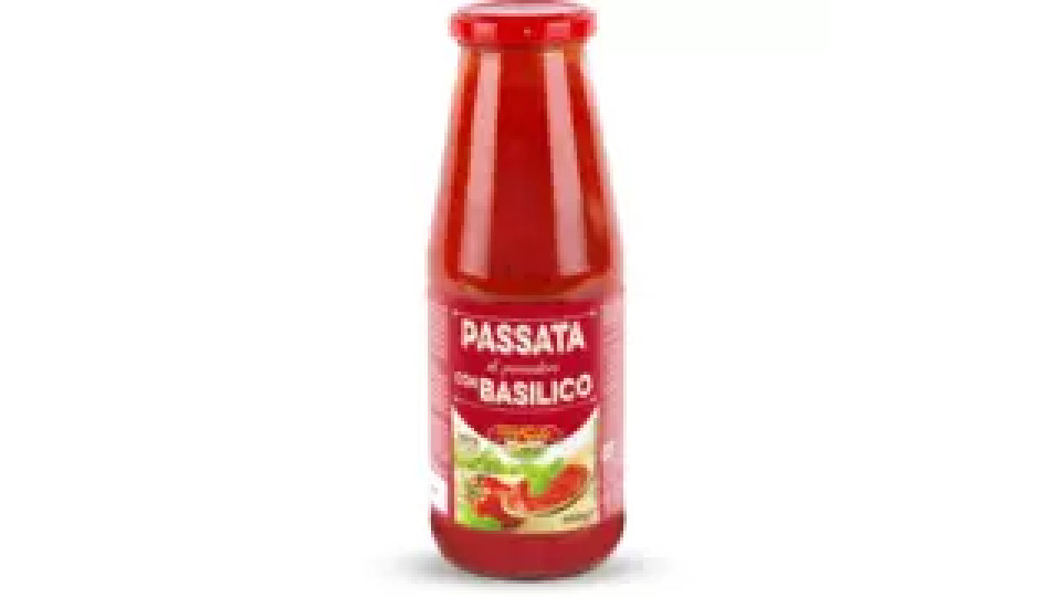 Passata di pomodoro con basilico