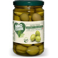 Olive verdi intere in salamoia Bio