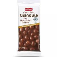 Tavoletta cioccolato gianduia con nocciole intere