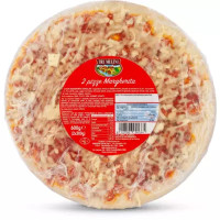 Pizza margherita 2 pezzi surgelate