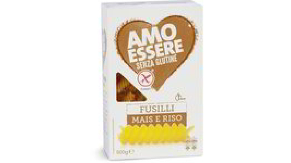 Fusilli Mais e Riso senza Glutine
