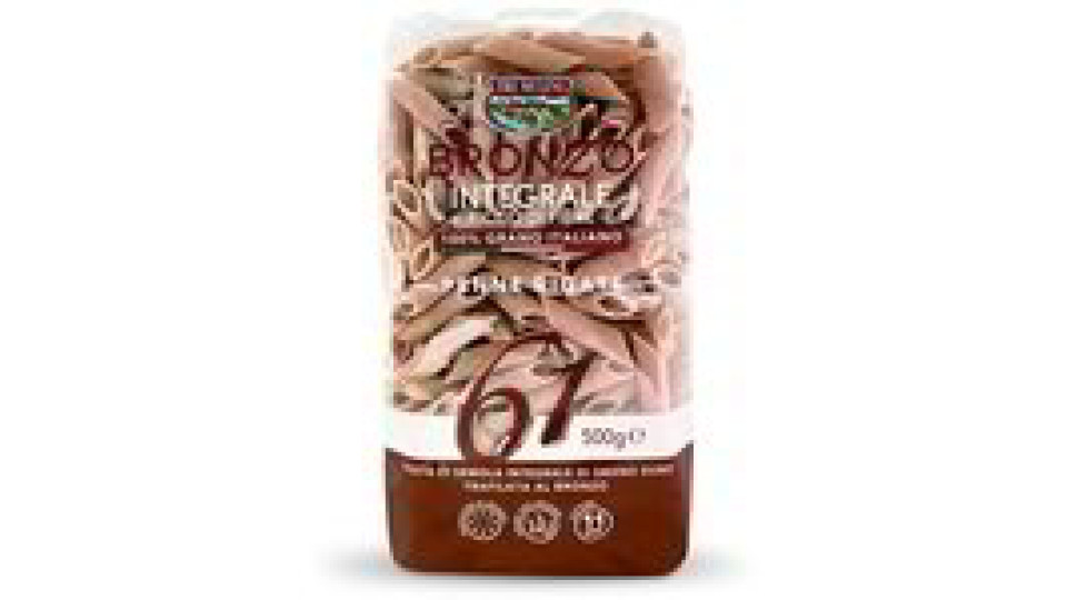 Penne rigate integrali trafilate al bronzo Ecor